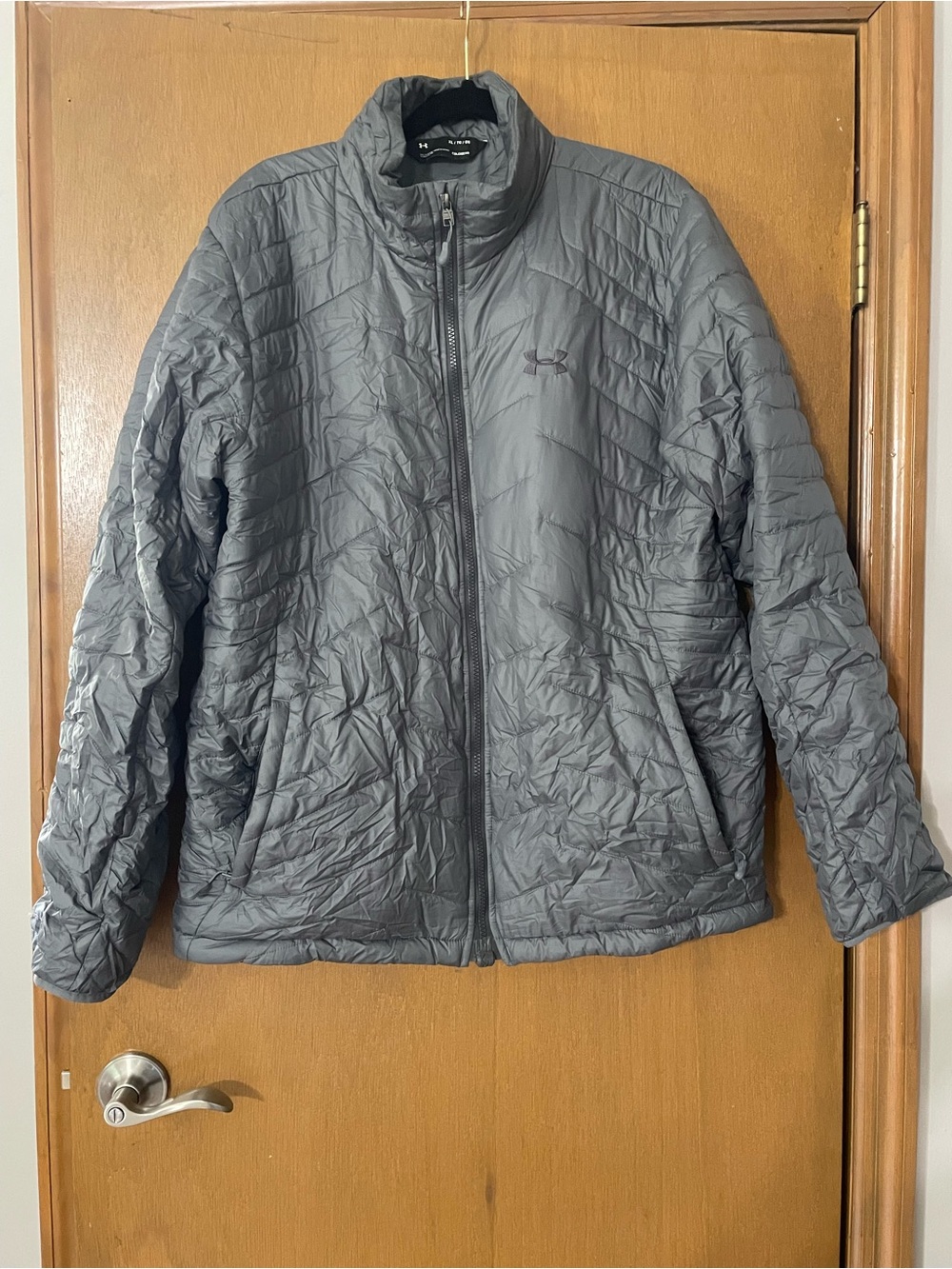 Under Armour Men's Gray Lightweight Quilted Puffer Jacket